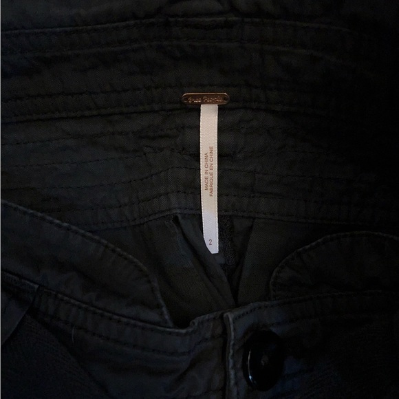 "Free People," Stylish Navy Cargo Pants - Picture 6 of 8